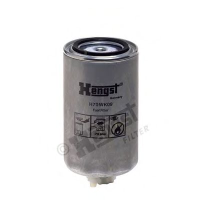 HENGST FILTER h70wk09 -  Топливный фильтр
